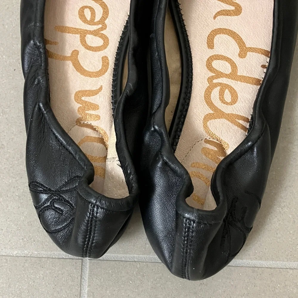 Sam Edelman 8.5 Black ballet flats EUC - Picture 5 of 6